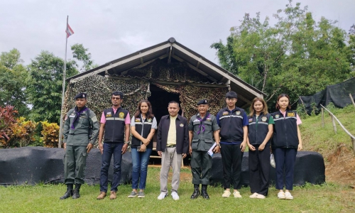 สำนักงานปศุสัตว์อำเภอท่าแซะ ดำเนินงานตรวจเยี่ยม ฐาน ตำรวจตระเวนชายแดนที่๔๑๐๒